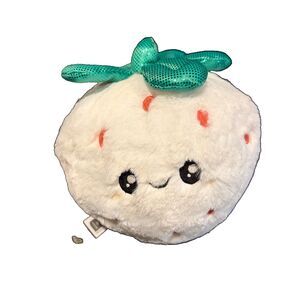 Squishable White Strawberry Plush Stuffed Toy Fruit